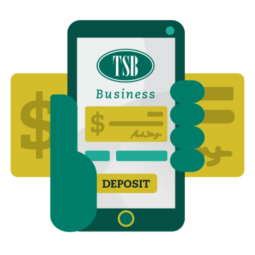 business mobile deposit icon
