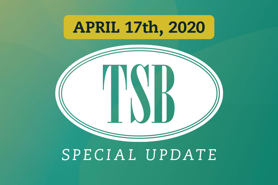 TSB Special Update 4.17.20