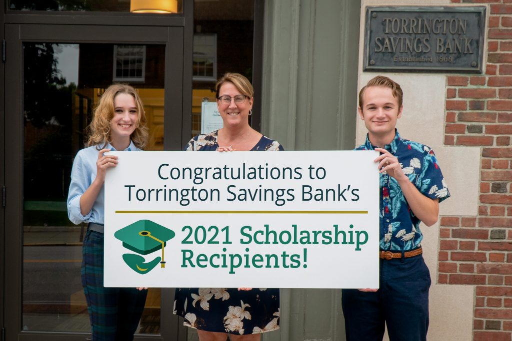 TSB CEO congratulates two scholarship recipients